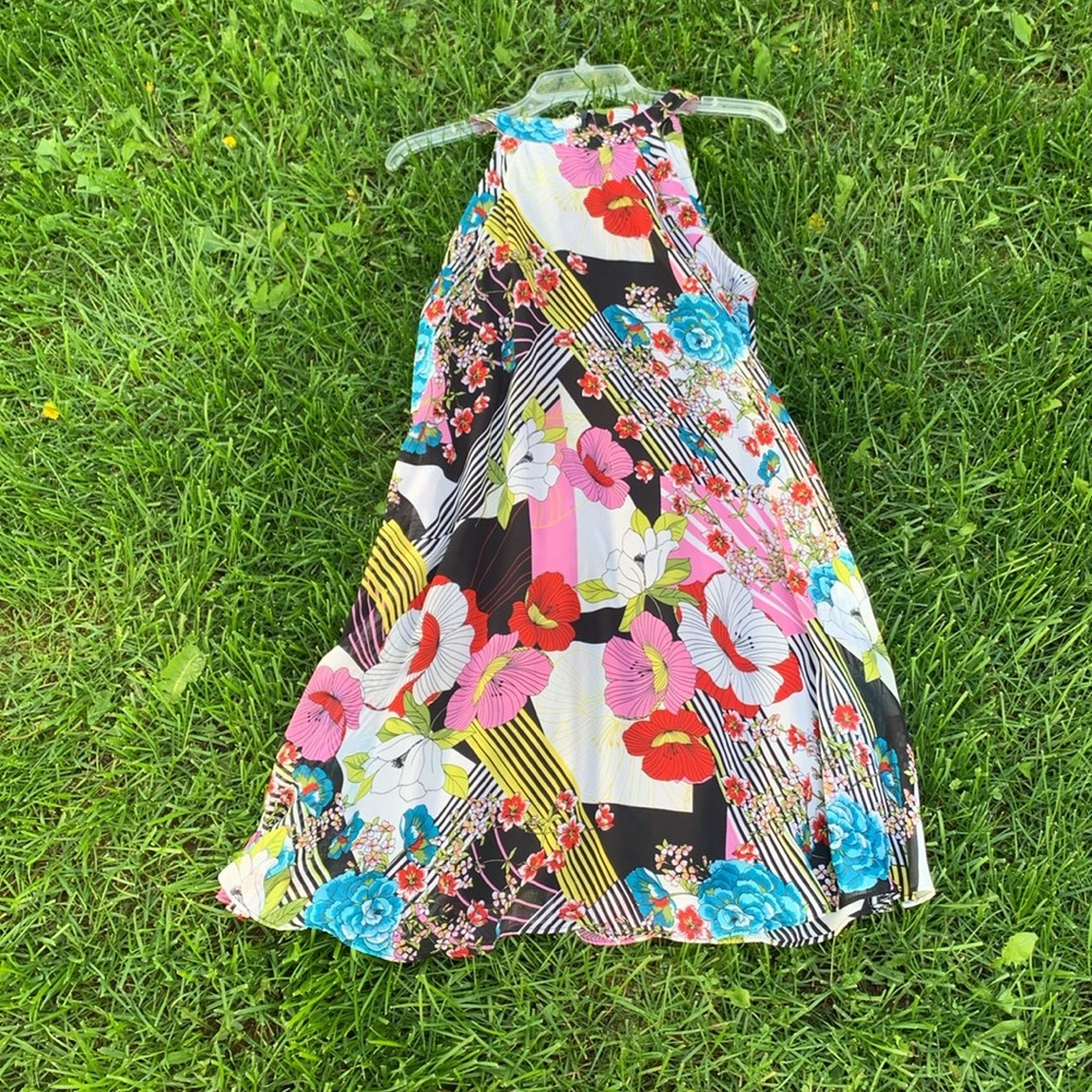 Floral trapeze swing dress BETSEY JOHNSON